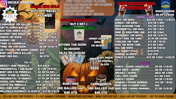 Koli Cannabis - Miami - Drive Thru SPOOK-TACULAR DEALS!