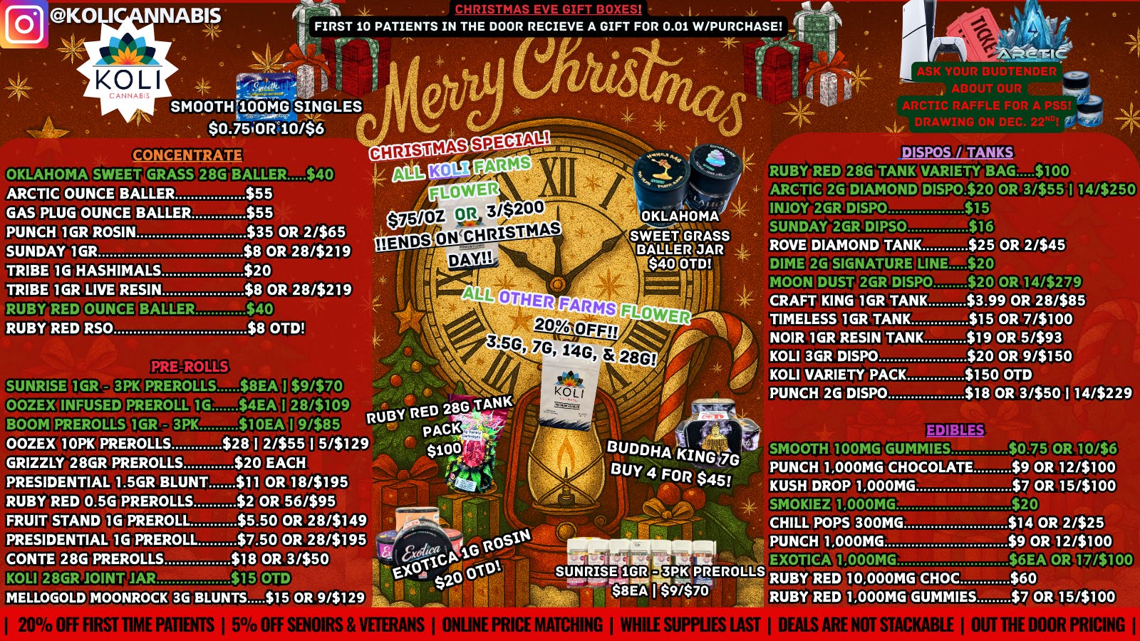 Koli Cannabis - Miami - Drive Thru BE MERRY AND HIGH!