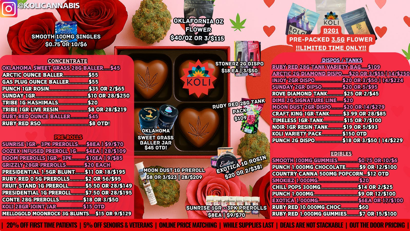 Koli Cannabis - Miami - Drive Thru Juana Be My Valentine?
