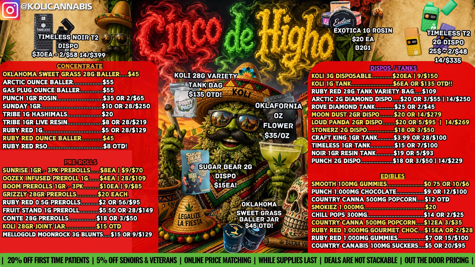 Koli Cannabis - Miami - Drive Thru Cinco De Higho!
