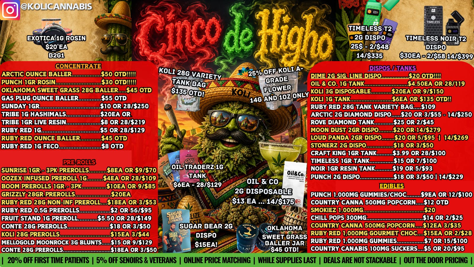 Koli Cannabis - Miami - Drive Thru Cinco De Higho!