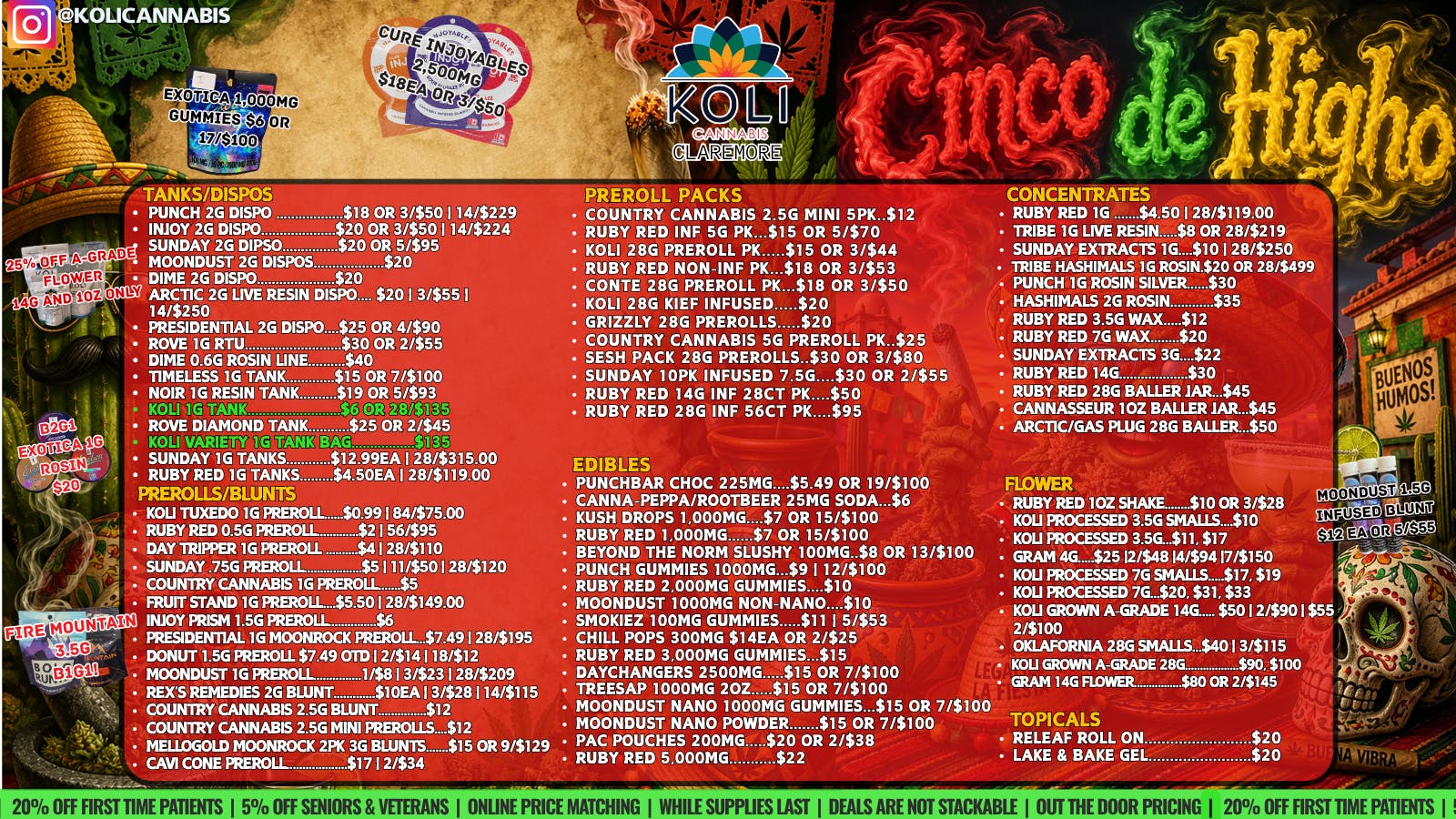 Koli Cannabis - West Happy Cinco De Higho