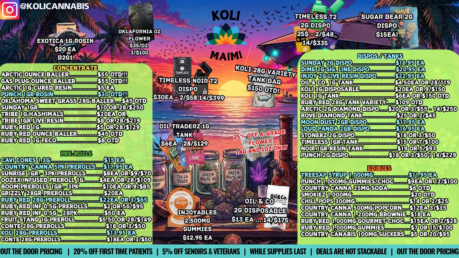 Koli Cannabis - Miami - Drive Thru HIGH ON SUMMER!!