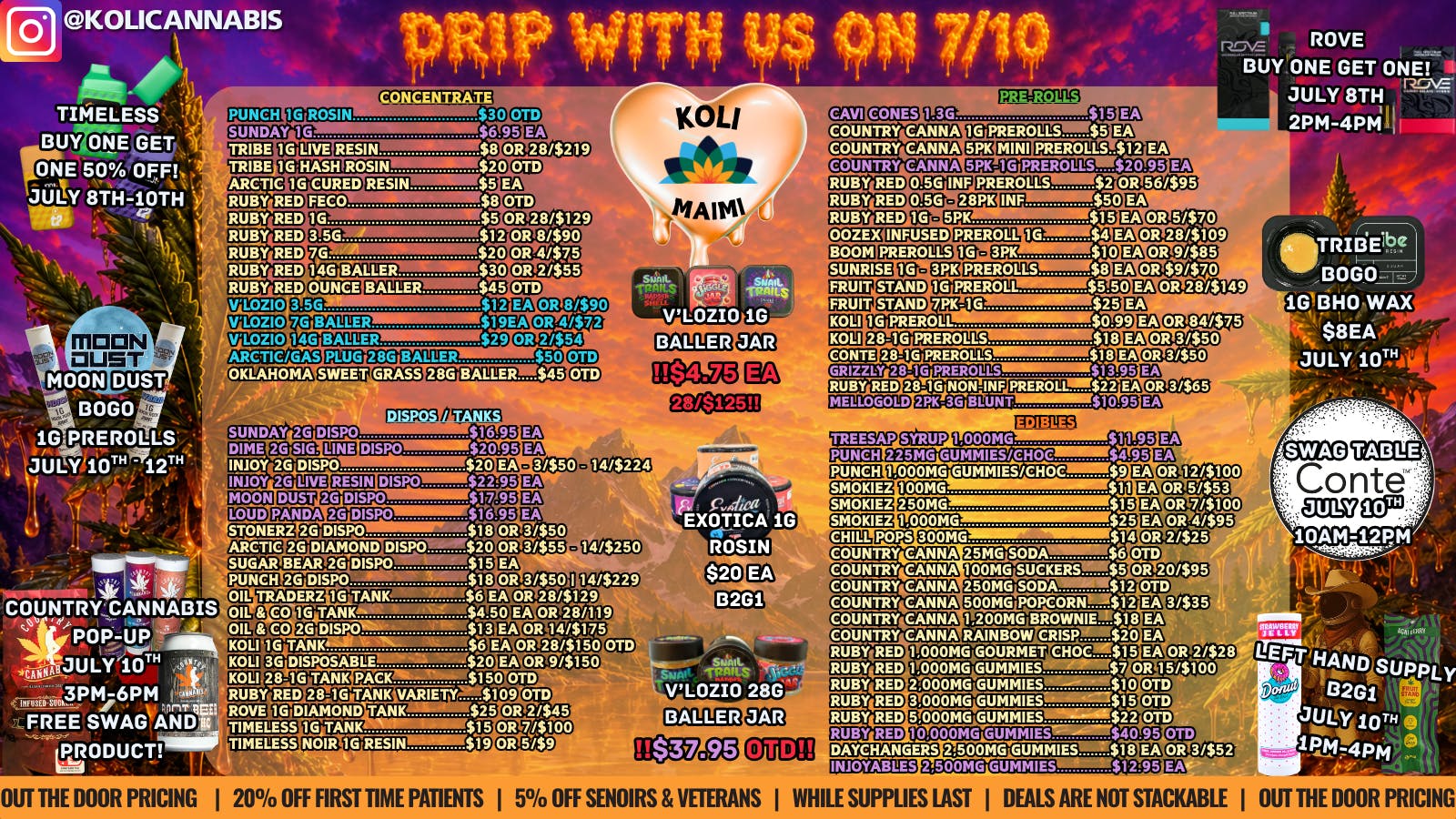 Koli Cannabis - Miami - Drive Thru DRIP WITH US THIS 7/10!