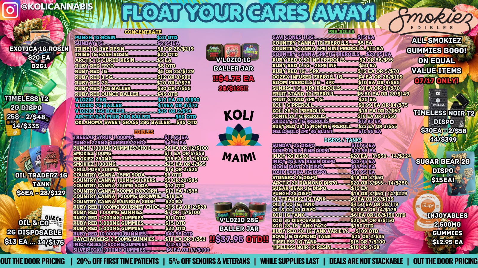 Koli Cannabis - Miami - Drive Thru FLOAT AWAY WITH US!