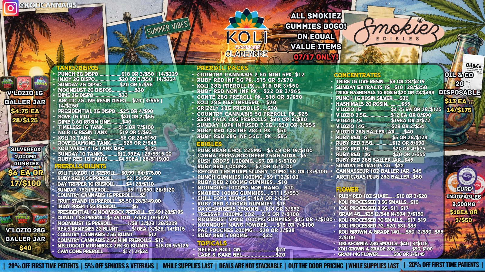 Koli Cannabis - West Float Away The Summer!!!
