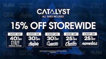 Catalyst Cannabis Dispensary Lynwood 15% Off Storewide