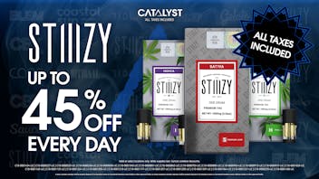 Catalyst Cannabis Dispensary Palm Desert Up To 45% Off Stiiizy Every Day