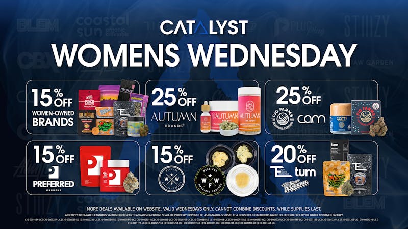 Catalyst Cannabis Dispensary Santa Ana - OC3 Women's Wednesday