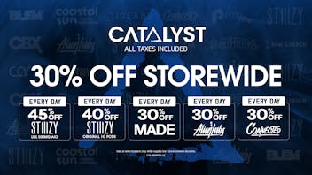 Catalyst Cannabis Dispensary Palm Desert 30% Off Storewide