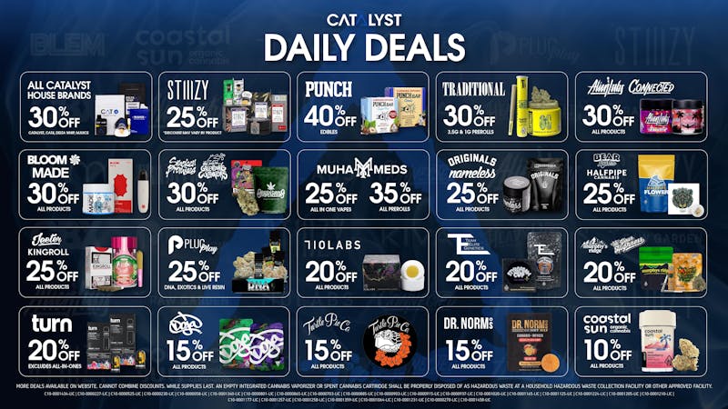 Catalyst Cannabis Dispensary Santa Ana - OC3 Up To 40% Off Daily Deals