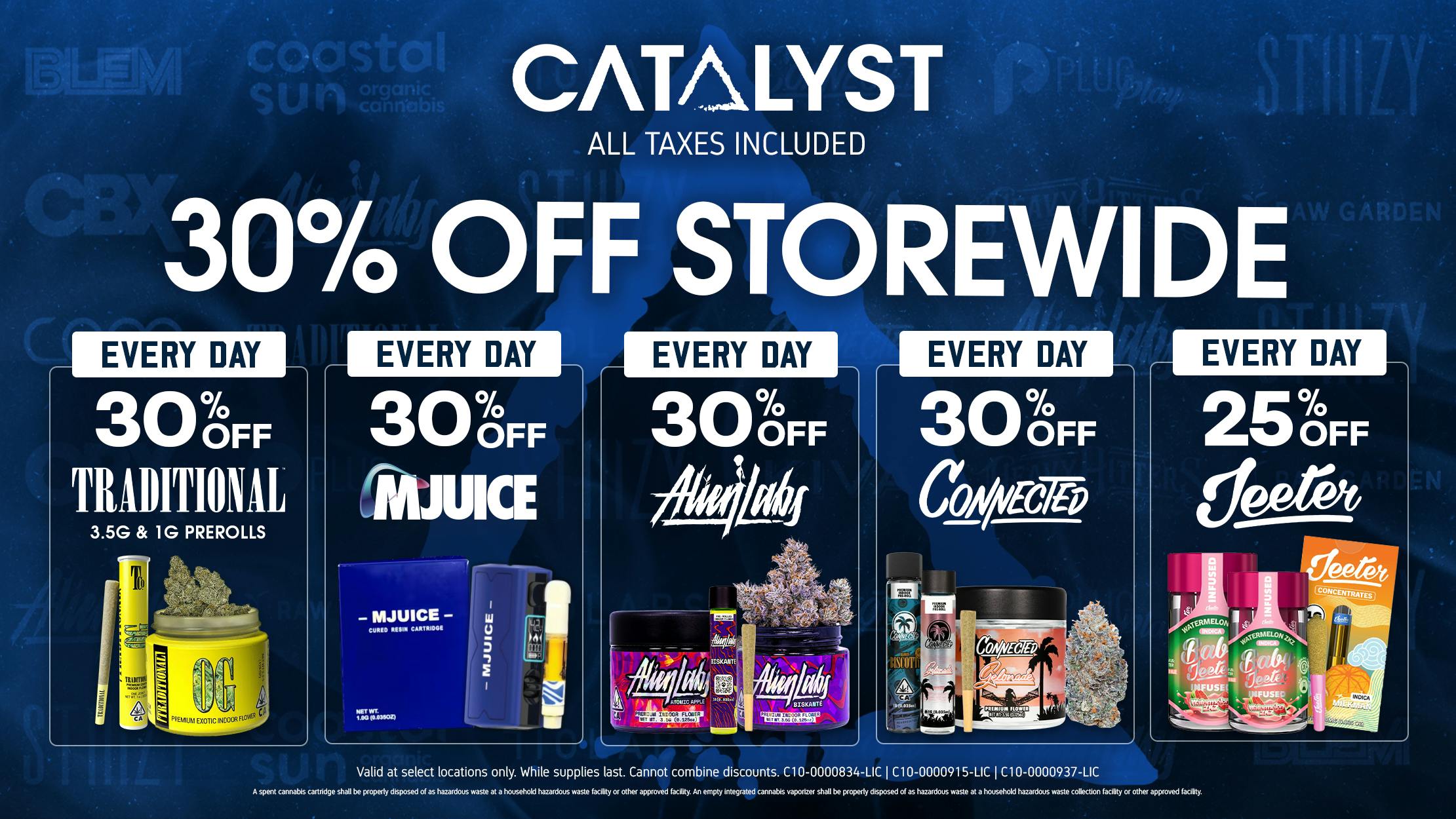 Catalyst Cannabis Dispensary Palm Desert 30% Off Storewide