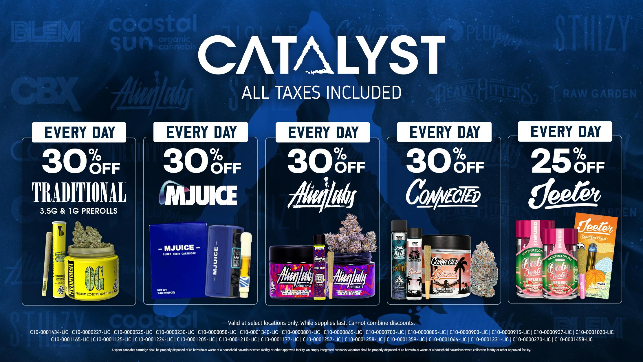 Catalyst Cannabis Dispensary Santa Ana - OC3 Every Day Deals