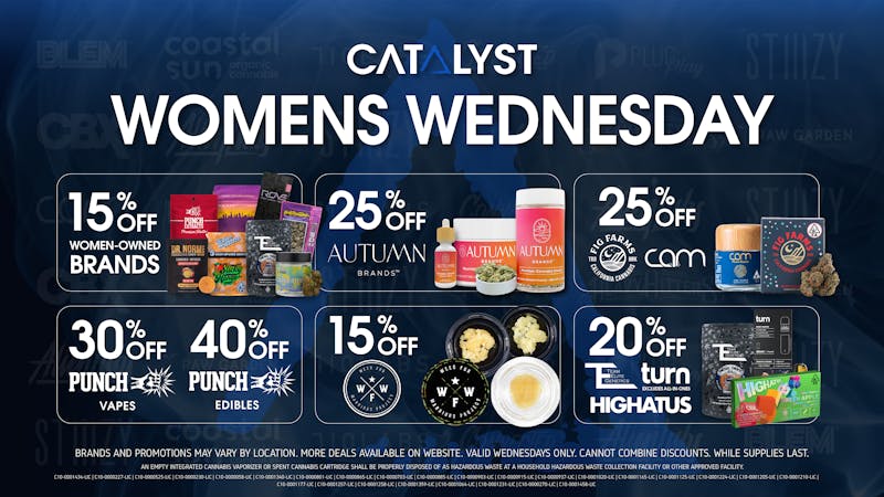Catalyst Cannabis Dispensary Palm Desert Women's Wednesday