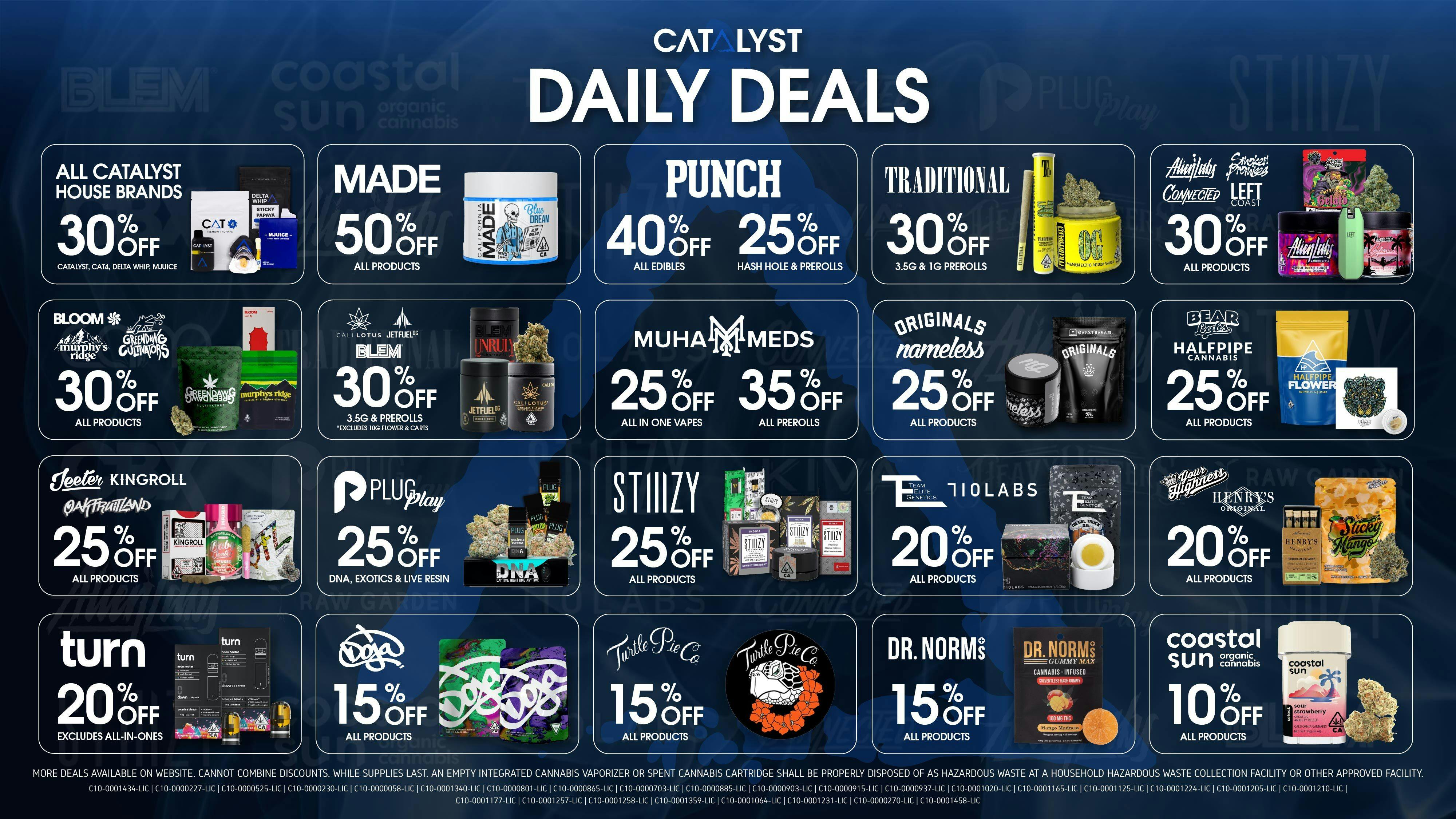 Catalyst Cannabis Dispensary Santa Ana - OC3 Up To 40% Off Daily Deals