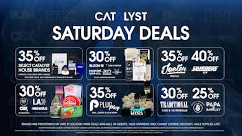 Catalyst Cannabis Dispensary Palm Desert Saturday Deals | Up to 40% Off