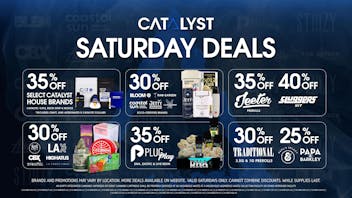 Catalyst Cannabis Dispensary Pomona Saturday Deals | Up to 40% Off