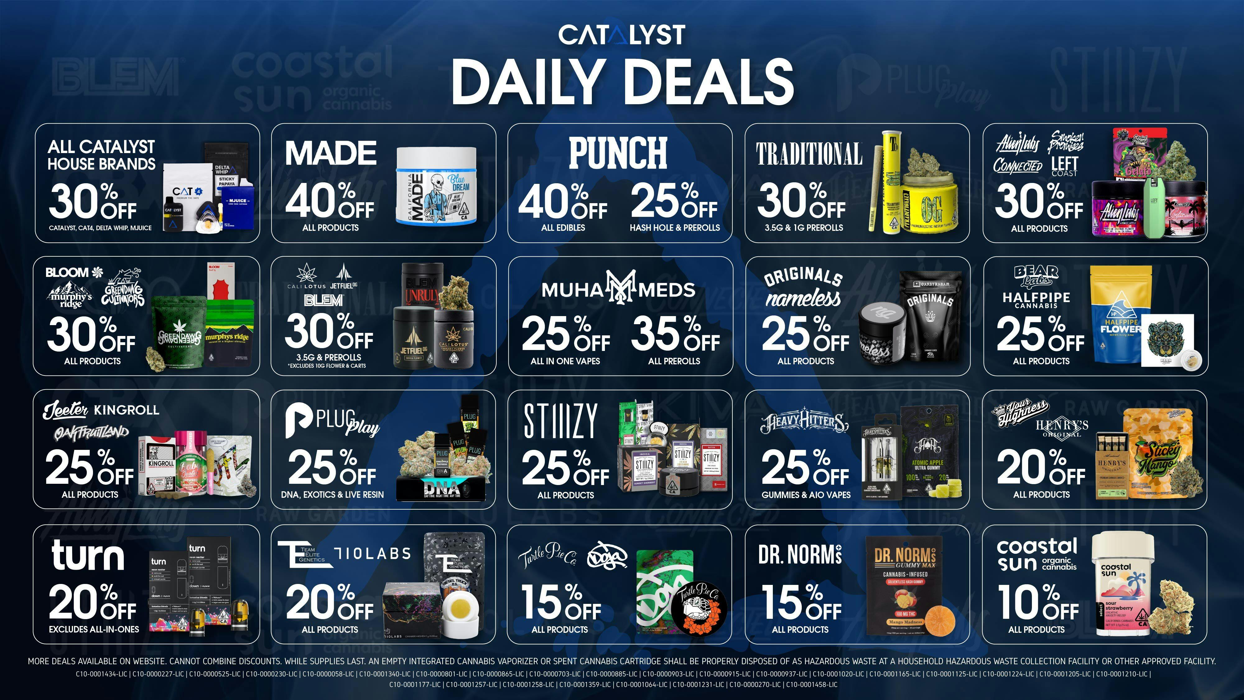 Catalyst Cannabis Dispensary Bellflower Up To 40% Off Daily Deals