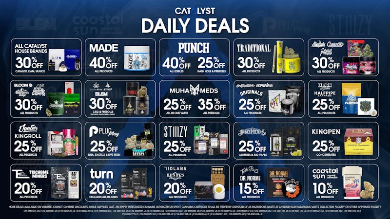 Catalyst Cannabis Dispensary El Monte Up To 40% Off Daily Deals