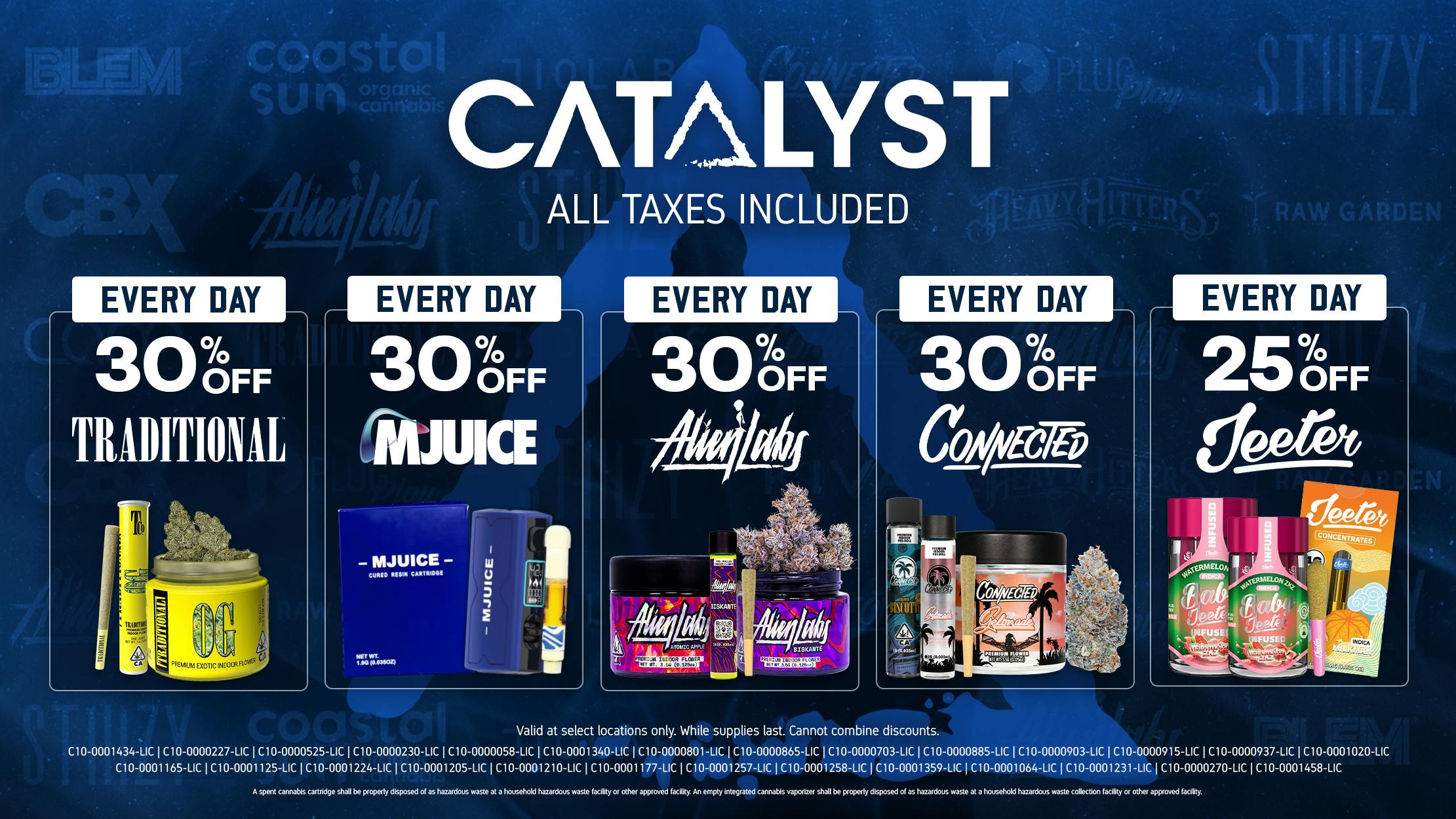 Catalyst Cannabis Dispensary Pomona Every Day Deals
