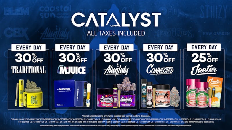 Catalyst Cannabis Dispensary Pomona Every Day Deals