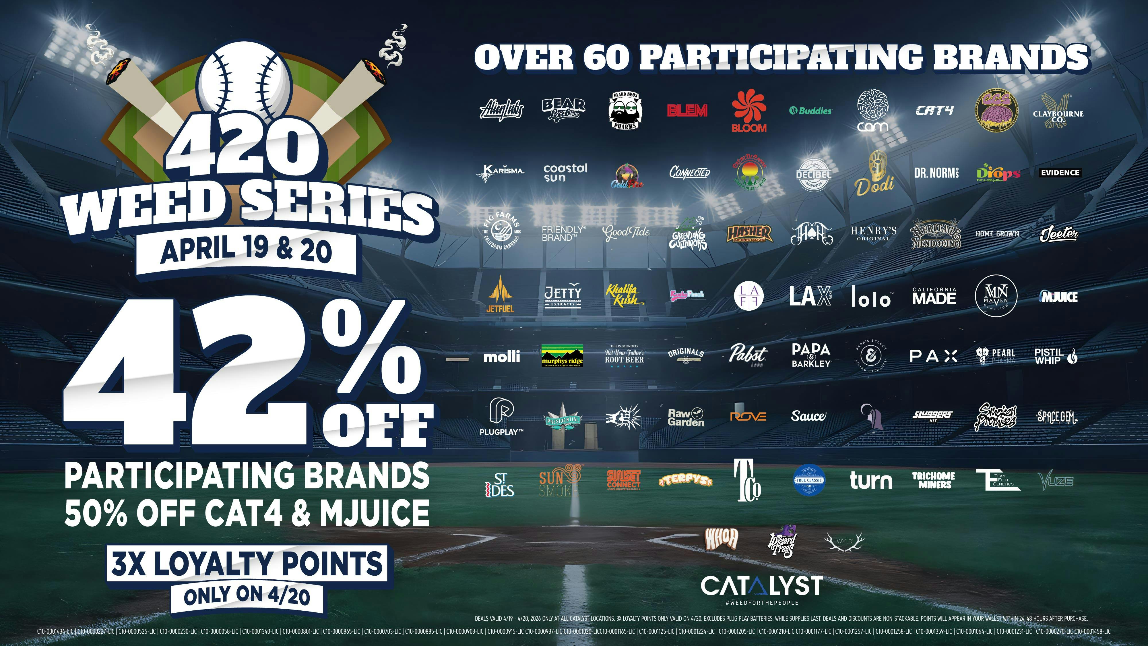 Catalyst Cannabis Dispensary Santa Ana 420 Weed Series | 42% Off Participating Brands