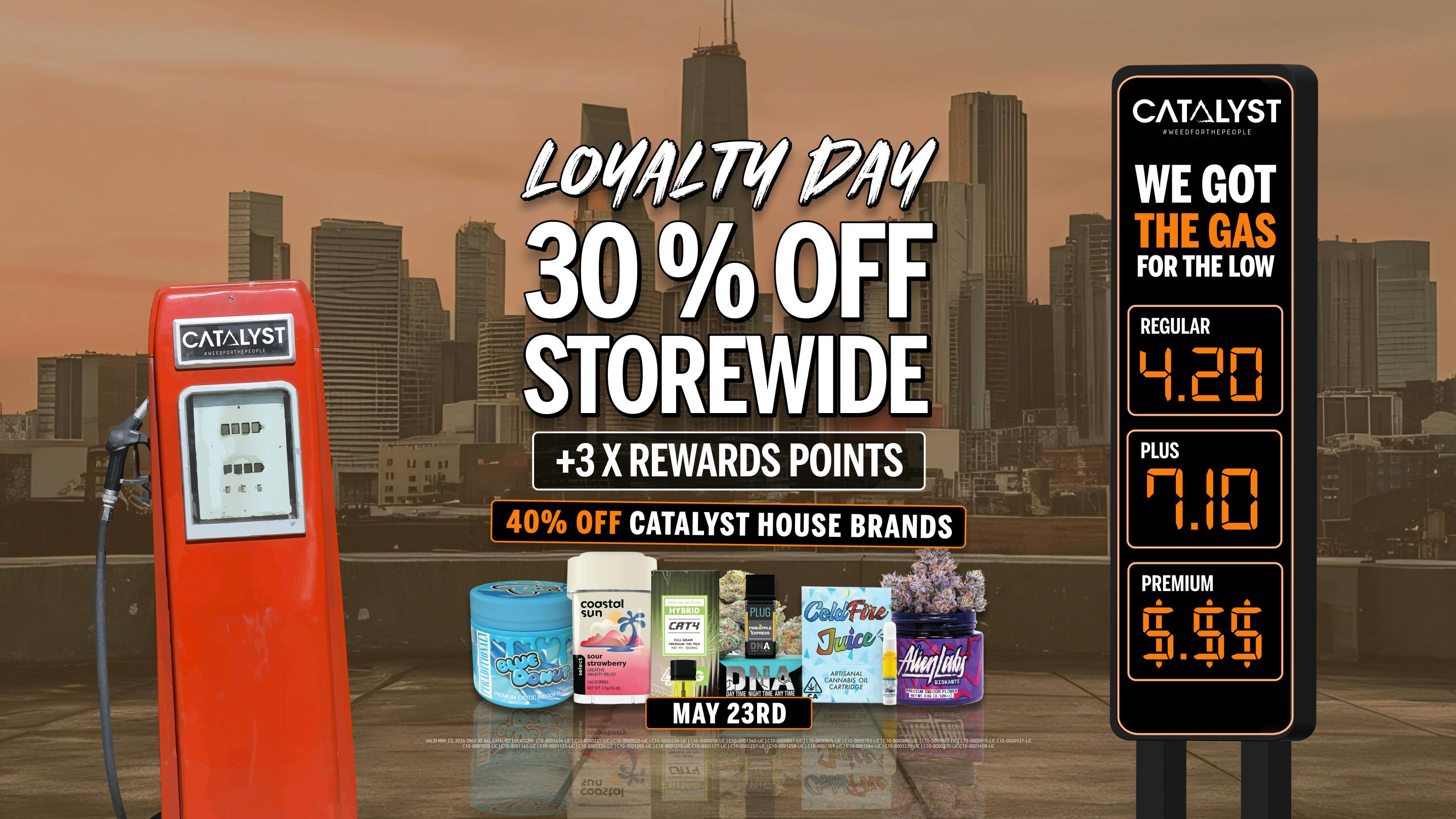 Catalyst Cannabis Dispensary Santa Ana Loyalty Day | 30% Off Storewide