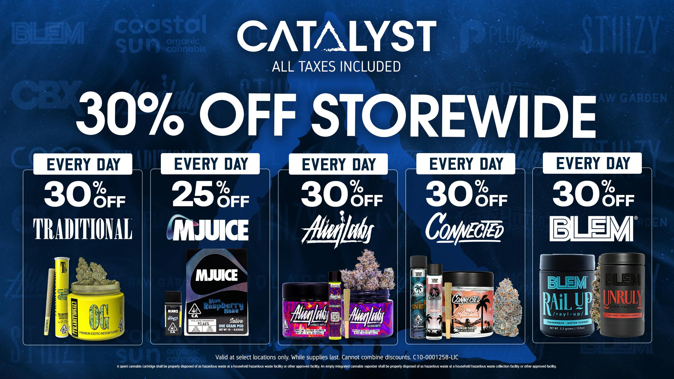 Catalyst Cannabis Dispensary Stanton 30% OFF STOREWIDE