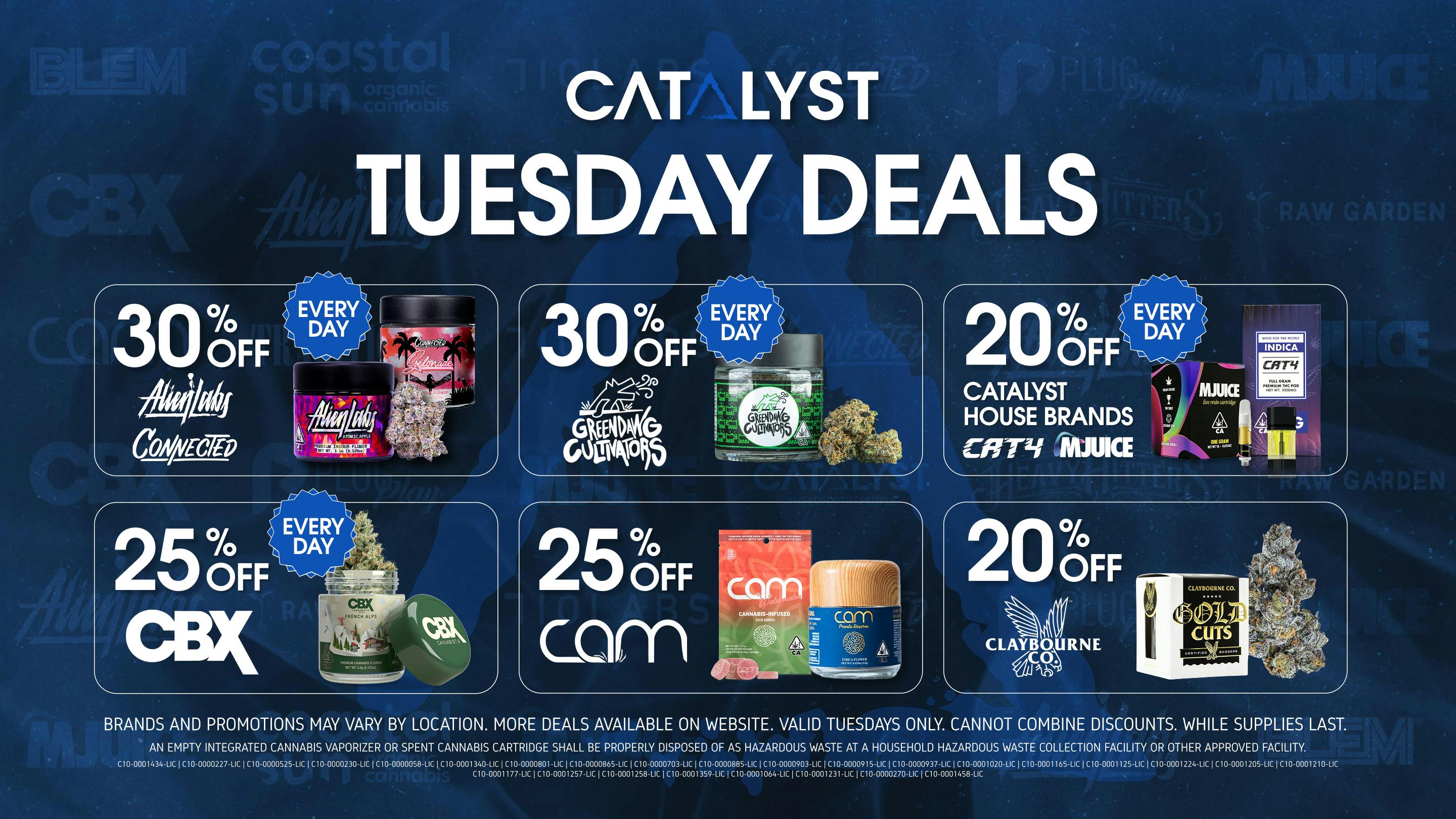 Catalyst Cannabis Dispensary Van Nuys Tuesday Deals