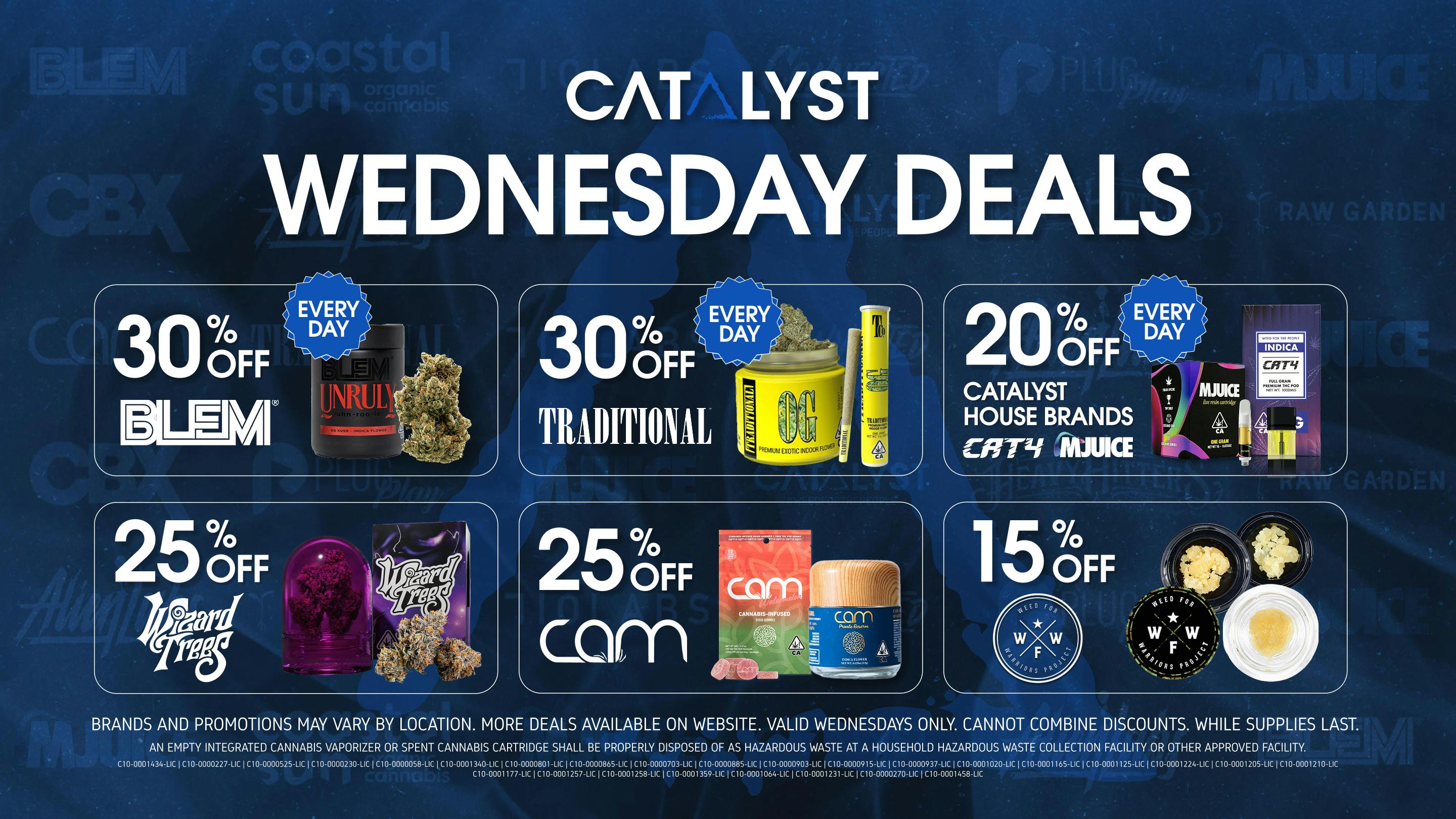 Catalyst Cannabis Dispensary Marina Wednesday Deals