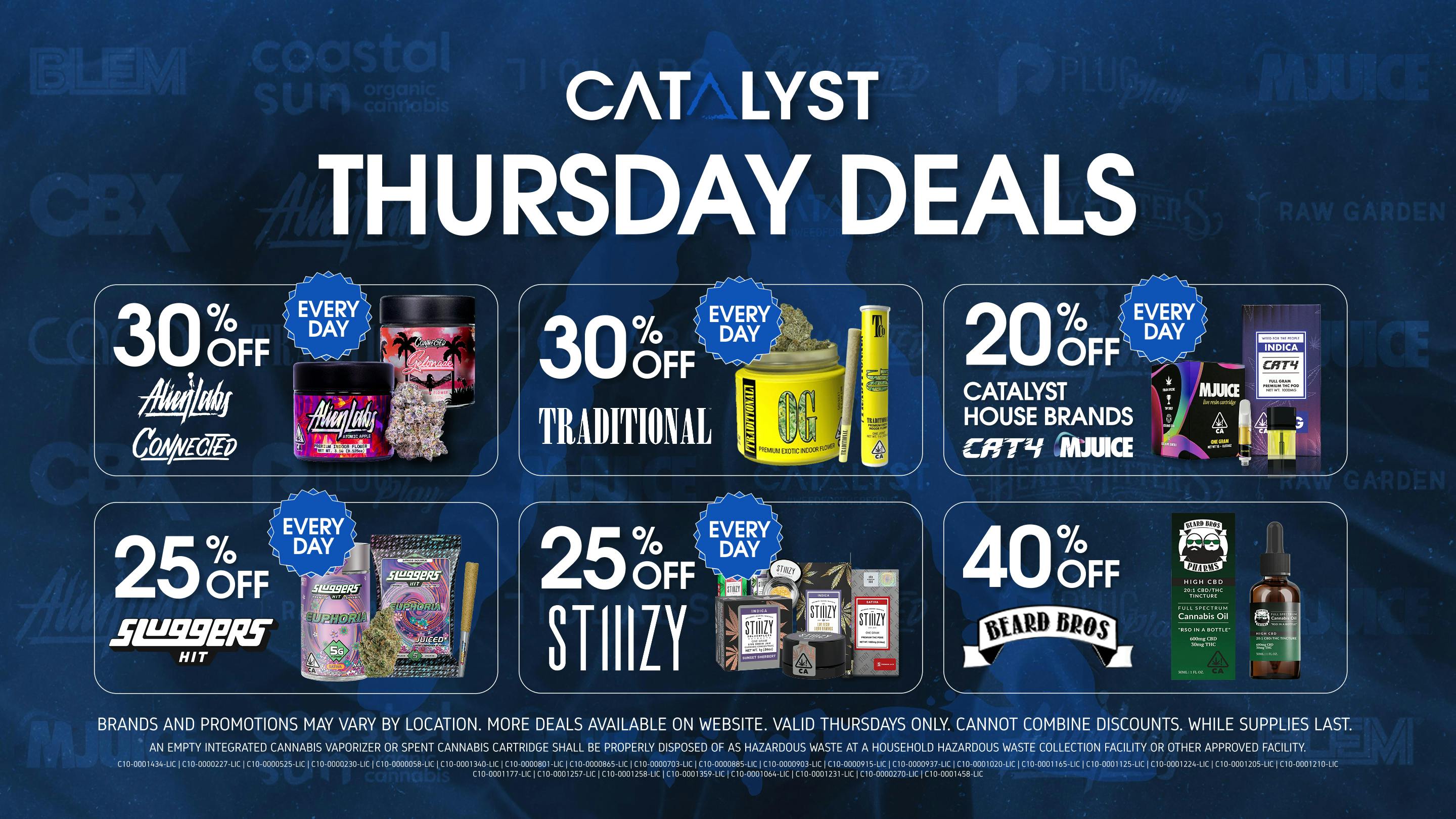 Catalyst Cannabis Dispensary Lancaster Thursday Deals