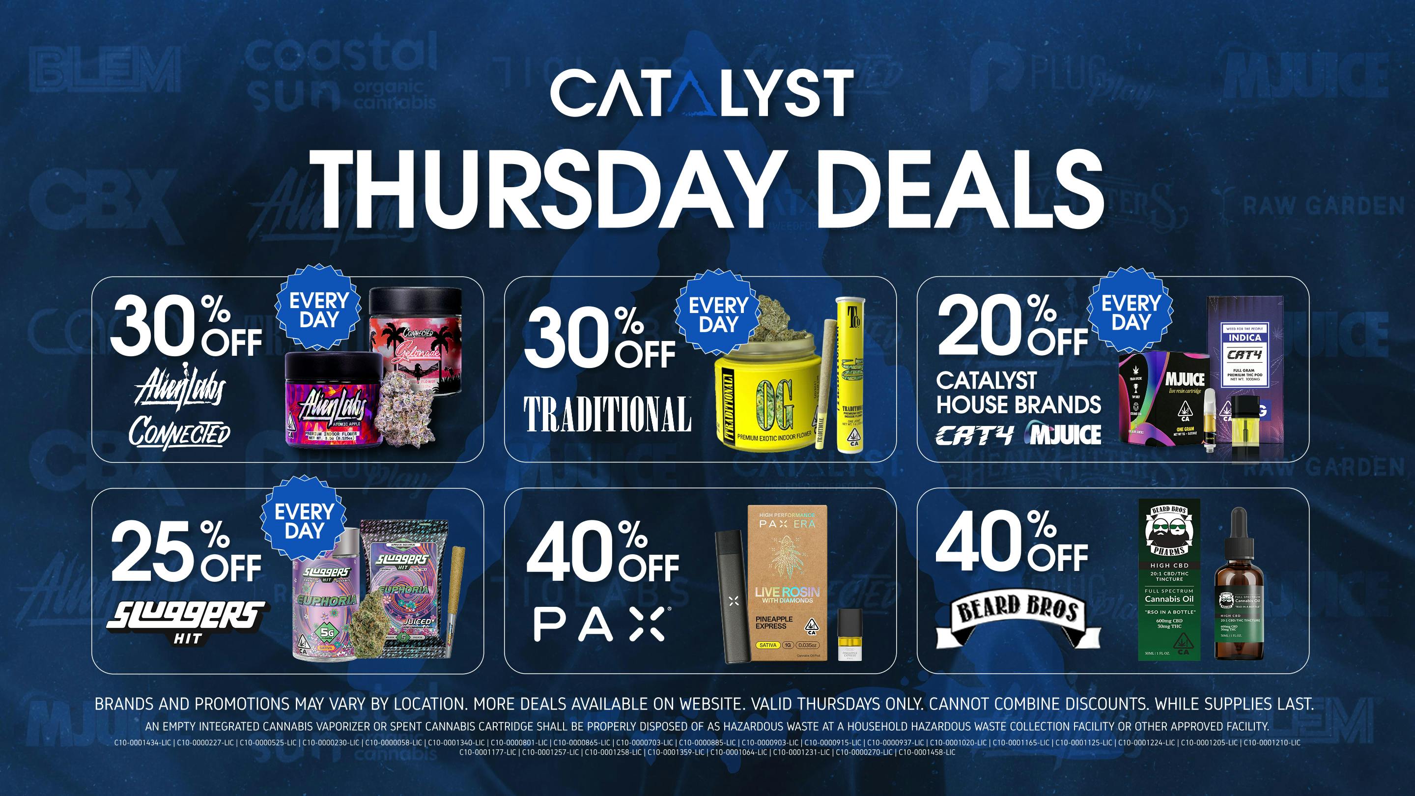 Catalyst Cannabis Dispensary San Bernardino Thursday Deals