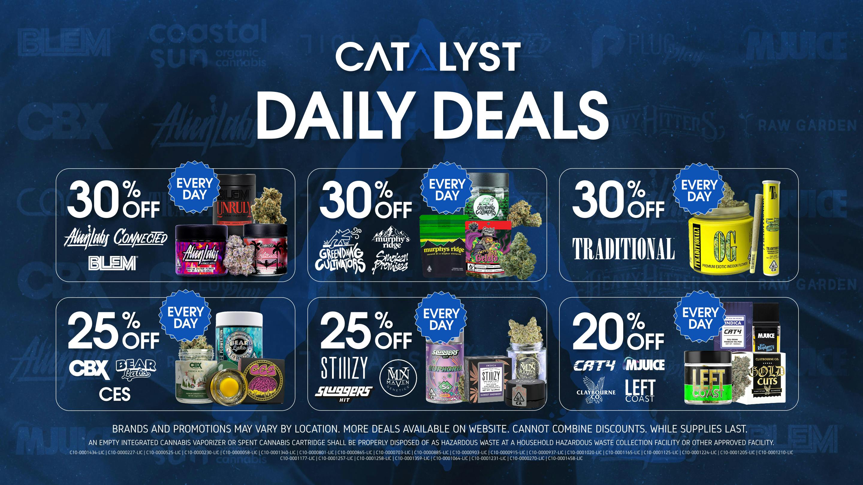 Catalyst Cannabis Dispensary Long Beach - Belmont Shore Every Day Deals