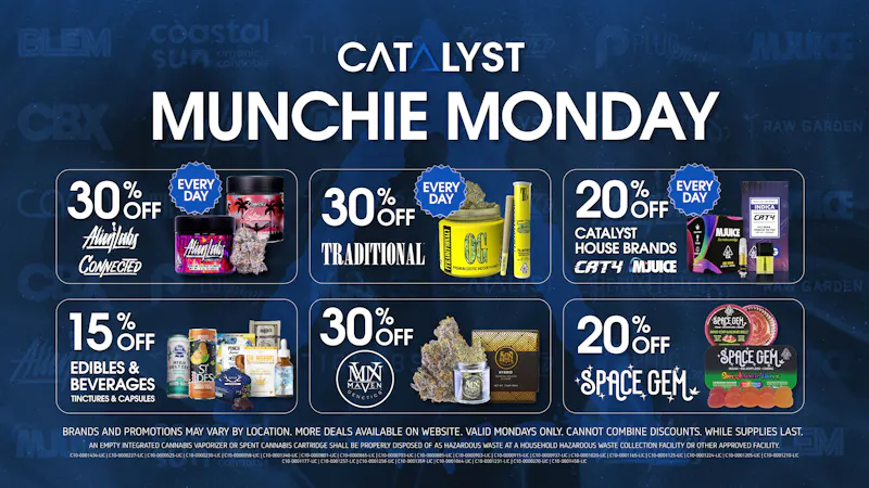 Catalyst Cannabis Dispensary Patterson Munchie Monday