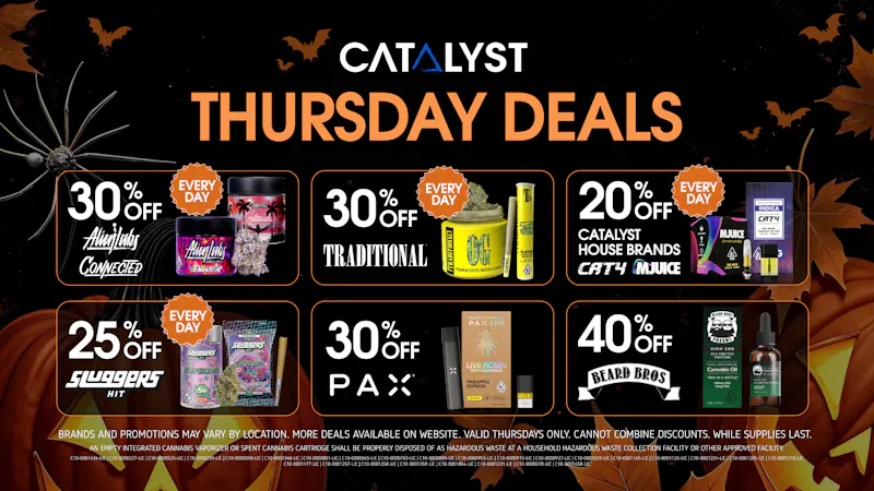 Catalyst Cannabis Dispensary Santa Ana - OC3 Thursday Deals