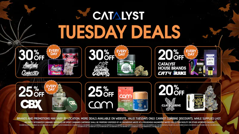 Catalyst Cannabis Dispensary Lancaster Tuesday Deals