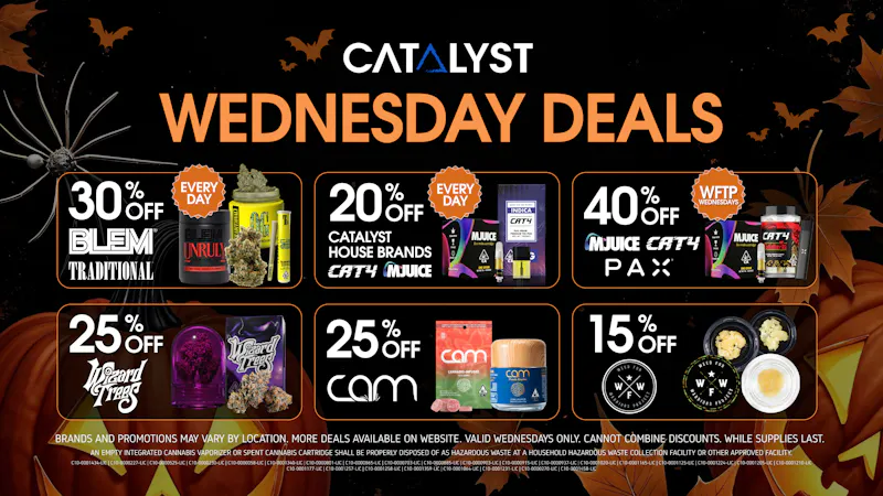 Catalyst Cannabis Dispensary Bellflower Wednesday Deals
