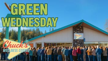 Chuck's Wellness Center - Taxes Included in Prices! GREEN WEDNESDAY!!!