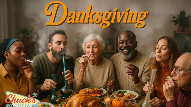 Chuck's Wellness Center - Taxes Included in Prices! DANKSGIVING DAY!