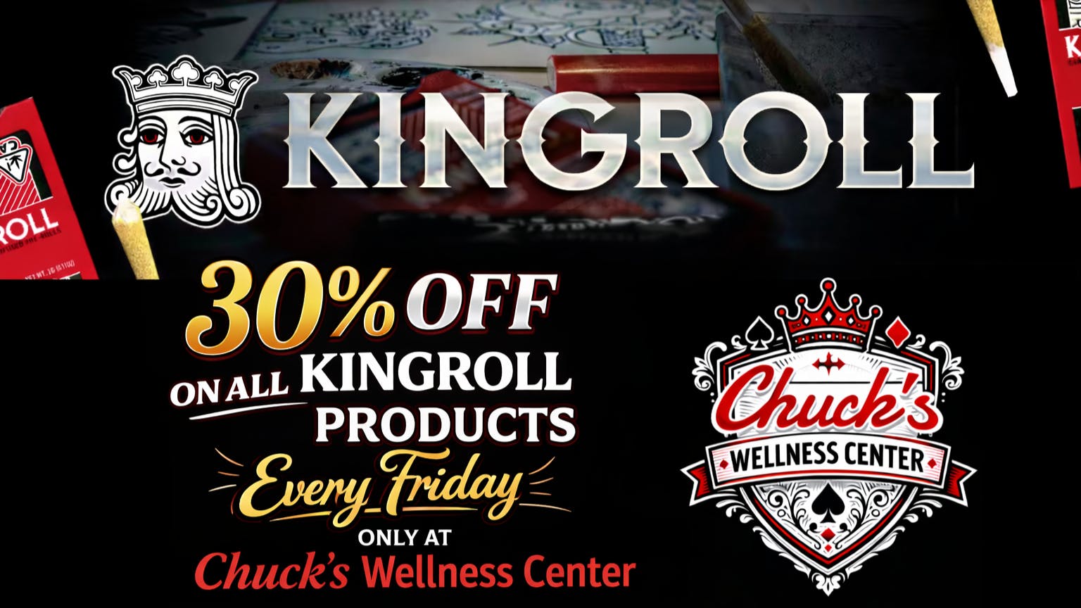 Chuck's Wellness Center - Taxes Included in Prices! 30% OFF ALL KINGROLL PRODUCTS ON FRIDAYS!