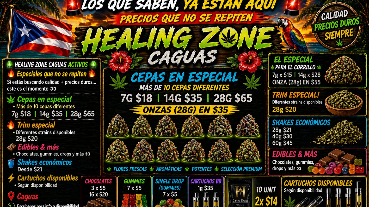 Healing Zone - Caguas El Spot de los precios duros de Caguas!