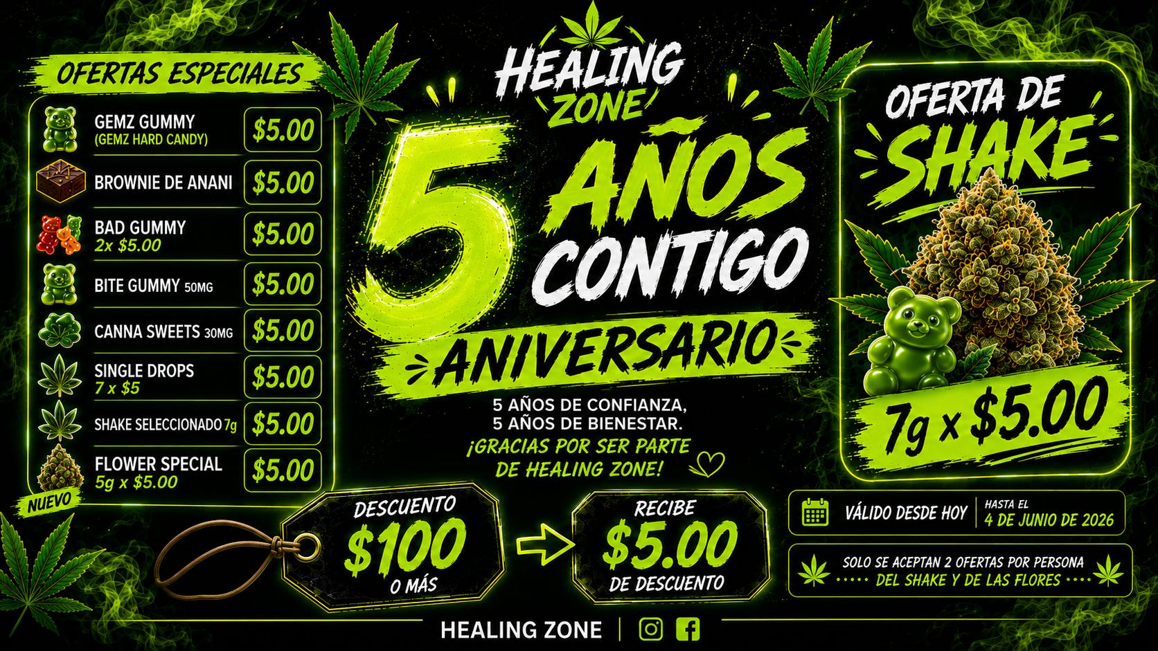 Healing Zone - Caguas Happy Aniversary 5 Años