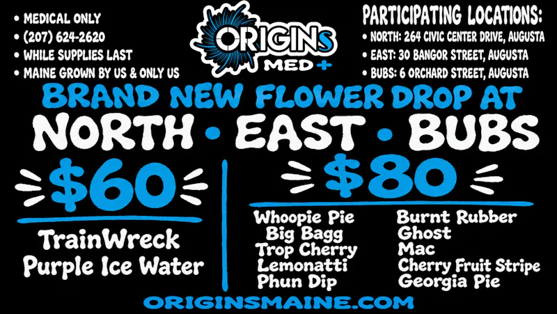 ORIGINs NORTH - Medical All New $60 & $80 - 1 oz. Shwaggle Flower Bags!