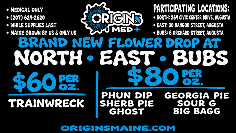 ORIGINs EAST - Medical All New $60 & $80 - 1 oz. Shwaggle Flower Bags!
