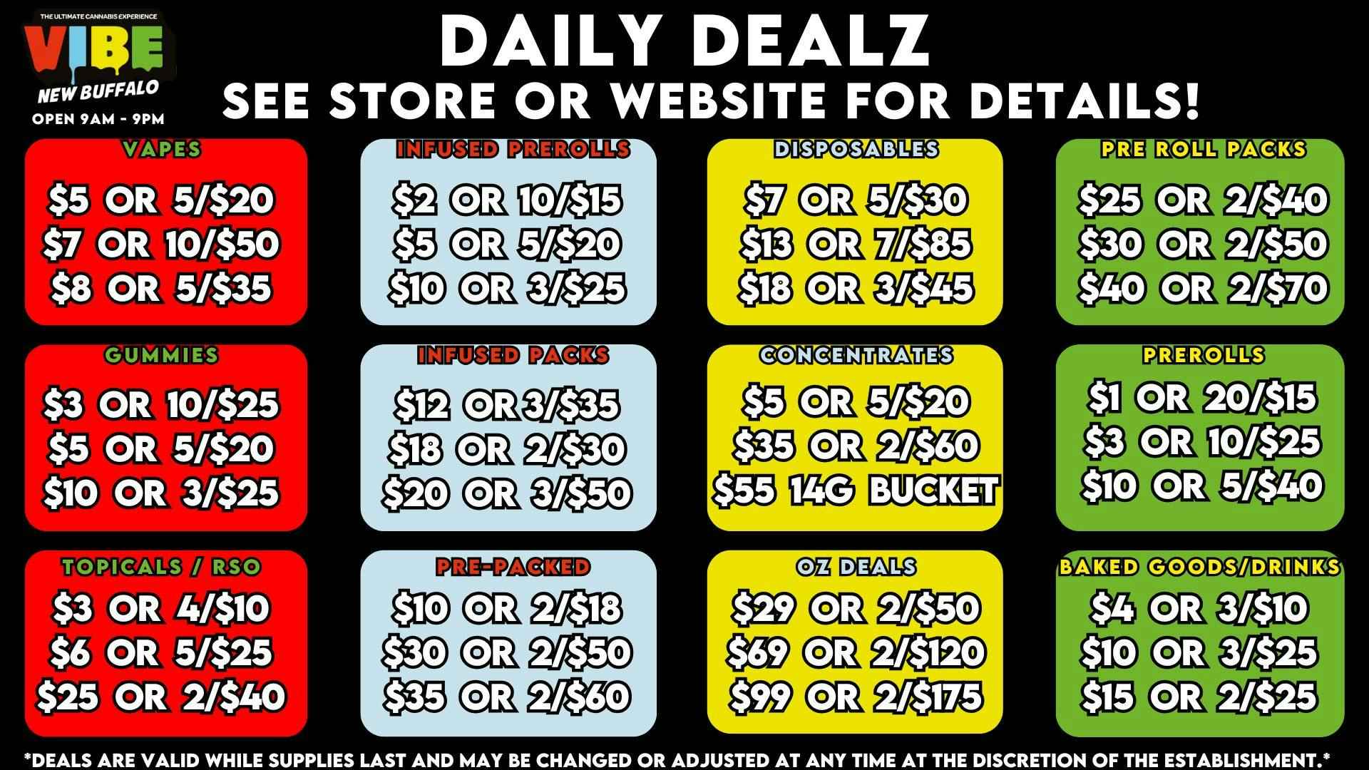 Vibe New Buffalo Vibe Daily Dealz