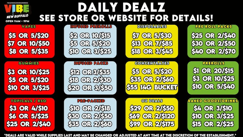 Vibe New Buffalo Vibe Daily Dealz