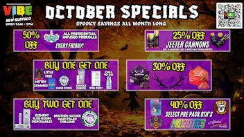 Vibe New Buffalo October Promoz!