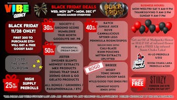 Vibe - Quincy Black Friday Deals @ Vibe Quincy!