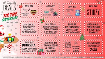 Vibe - Quincy Weekend Deals @ Vibe Quincy 12/12-12/14