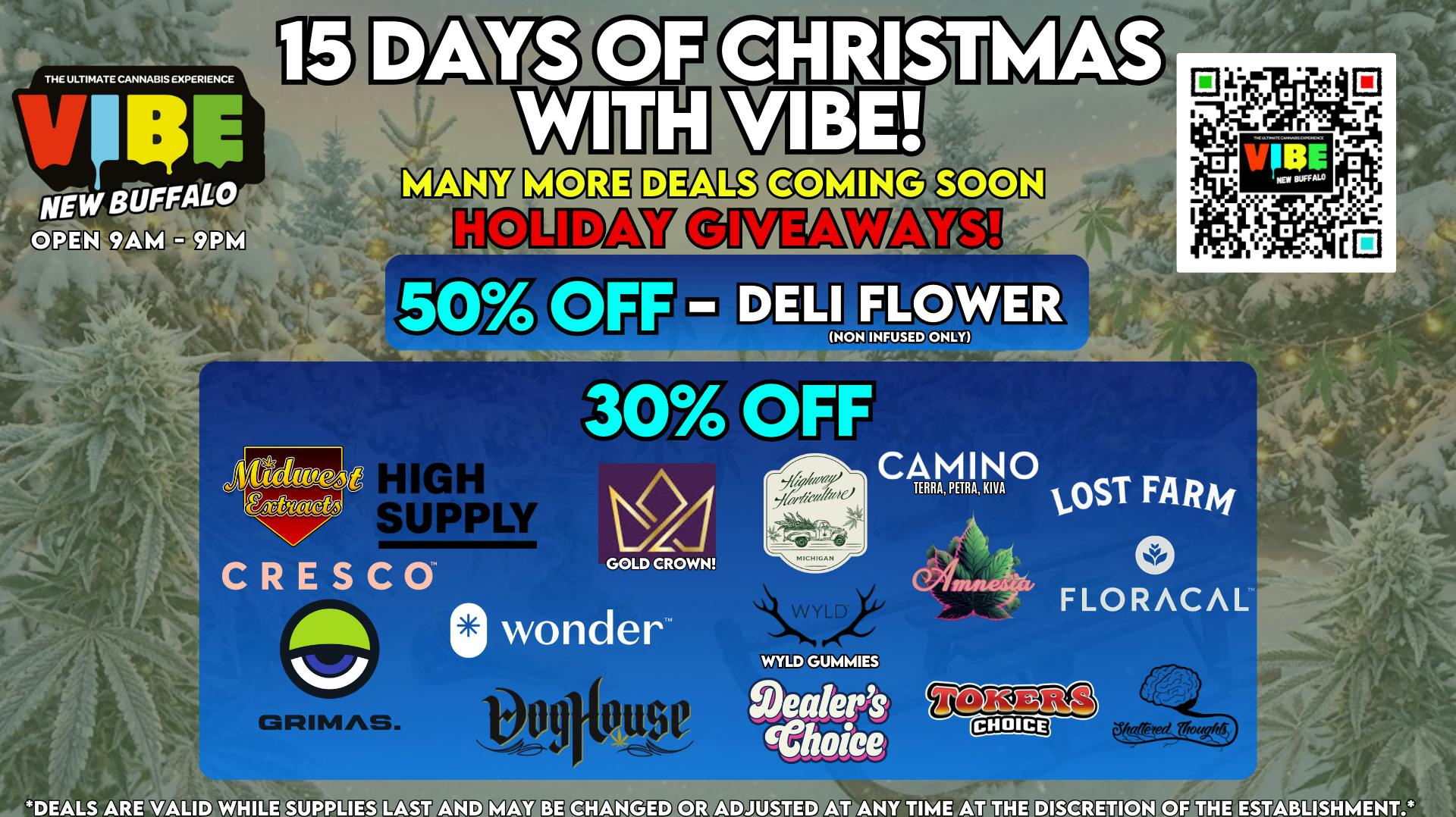 Vibe New Buffalo 15 Days of Christmas